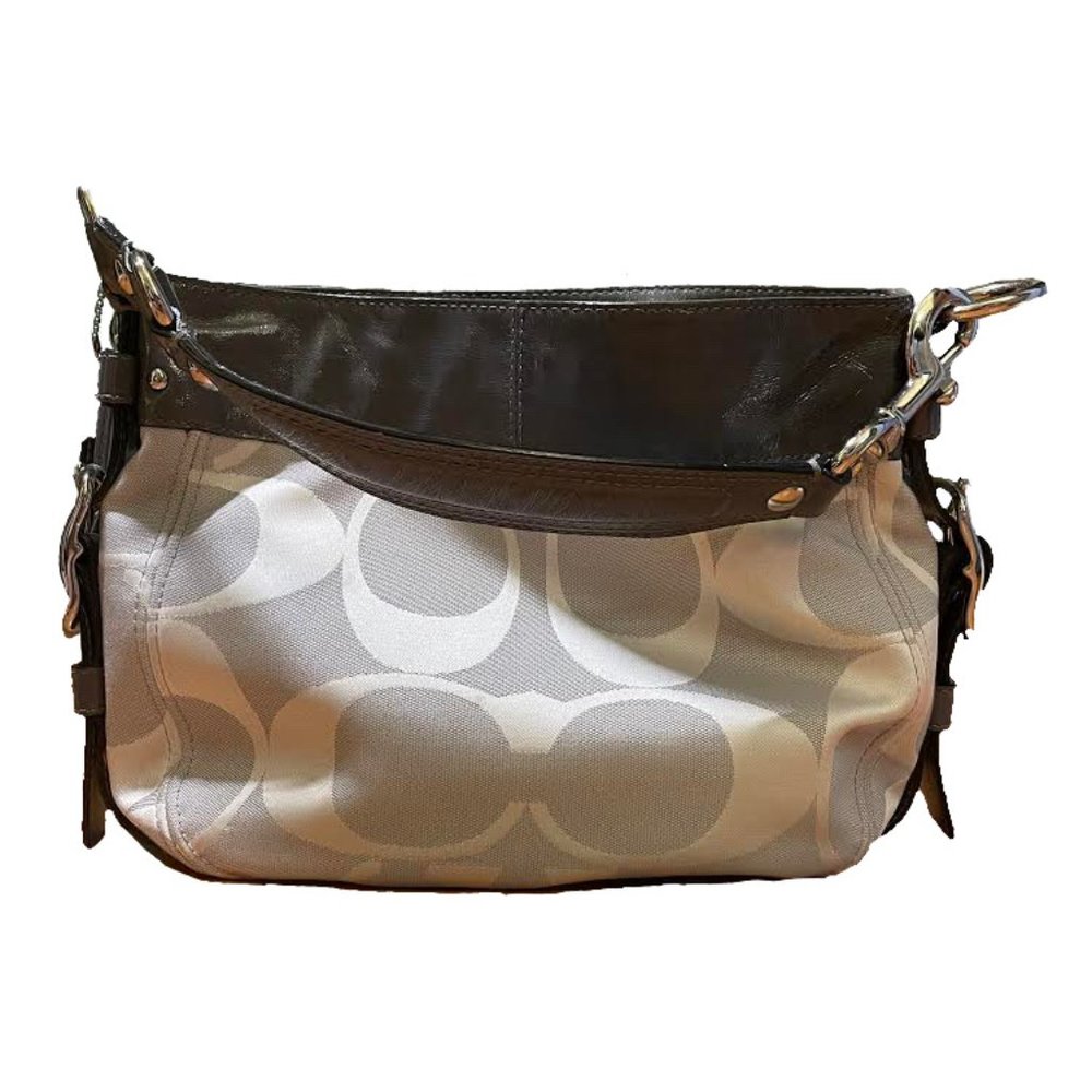 COACH | White and Gray Handbag